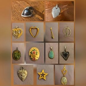 Vintage Necklace pendant Bundle Lot *13 Total*